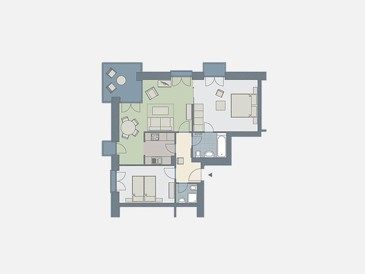 Kaiservillen Heringsdorf - Ferienwohnung Mit 2 Schlafzimmern Und Balkon D213 Ngoại thất bức ảnh